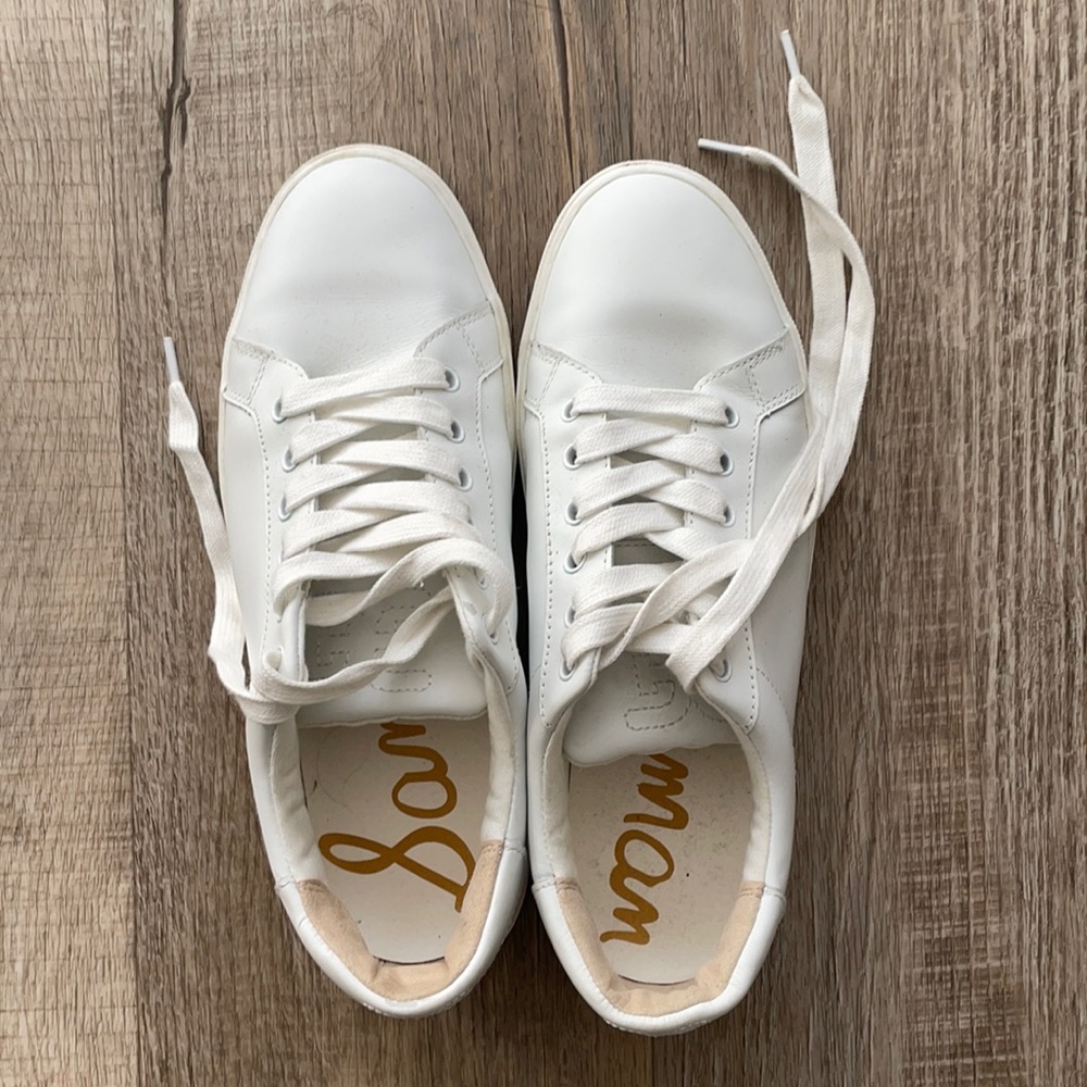 Sam Edelman white tennis shoes